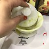 蓝田玉盖碗三件套茶杯摆件岫岩玉，功夫茶杯茶碗，摆设岫玉石茶杯茶具