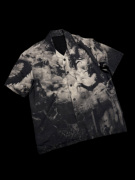EODUP 24SS设计师“龙族”蚀刻暗黑坠感宽松廓形夏季翻领短袖衬衫