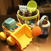 Toyroyal日本皇室玩具宝宝沙滩玩具套装儿童挖沙工具小铲子水桶车