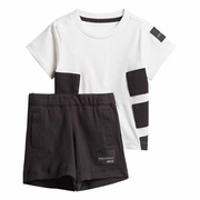 adidas阿迪达斯三叶草儿童，经典短袖短裤童装，套装dv2814ce1993