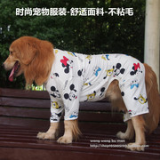 狗狗服装萨摩耶哈士奇金毛衣服，中大型犬秋冬宠物印花四脚衣