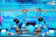 2023新儿童古典舞表演出服中国风板凳乖乖舞蹈服装女童民族少儿群