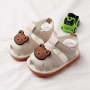 男童凉鞋2023夏季女童0一1岁宝宝鞋子婴儿鞋软底，叫叫鞋儿童学步鞋