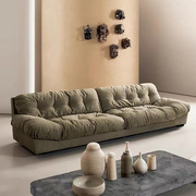 意式极简baxter羽绒云朵沙发小户型，北欧超软磨砂，布艺沙发简约现代