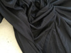 纯黑色顺滑薄弹力针织布料，打底衫内衣，裙子紧身裤服装面料