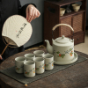 围炉煮茶壶明火提梁壶大号温，茶壶器陶瓷，家用老式复古泡茶壶凉水壶