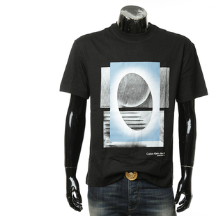 Calvin Klein Jeans CK 男士时尚潮流纯棉圆领短袖T恤 J30J325199