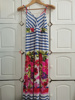 L-XL码品牌 芬腾睡衣 夏季 女薄款印花吊带度假沙滩裙连衣裙