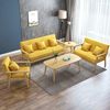 木质沙发实木布艺沙发小户型工厂套装出租屋沙发椅家用客厅出租屋