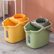 拖把桶加厚家用大容量免手洗墩布地拖桶带轮清洁桶老式手压挤水桶