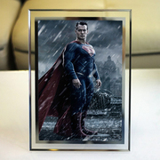 dc漫画英雄superman超人水晶，相框玻璃摆台照片，定制学生日礼物