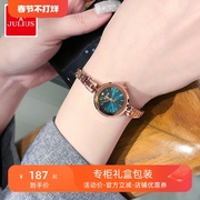 礼物复古时尚女表韩国气质小巧钢带石英腕表精致小众女士手表品牌