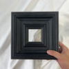 小黑框出口美式简约实木复古画框油画框相框装裱定制