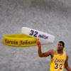 湖人队篮球星32号约翰逊魔术师签名运动手环硅胶腕带夜光科比奥胖