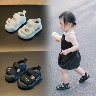 女宝宝凉鞋2023夏季包头透气鞋，0一1-2岁男小童鞋子婴儿学步鞋