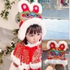 儿童装饰宝宝拍摄道具2024春节主题写真年龙年背景新年过年摄影