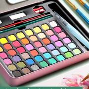 固体水彩颜料60色水粉，颜料36色彩绘儿童，初学者画画工具套装美术专