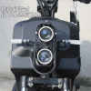 led鱼眼大灯zoomer祖玛，配件ruckus摩托车，改装头灯卓玛电动车透镜