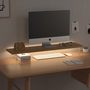 电脑显示器增高架办公室台式屏幕垫高支架子桌面亚克力悬空置物架