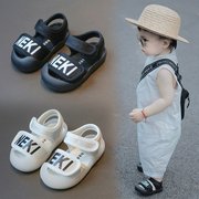 宝宝凉鞋夏季男宝小童包头鞋子，0一1-2岁婴儿软底，学步鞋防滑女童鞋