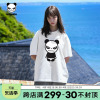 hipanda你好熊猫设计潮牌经典，熊猫短袖t恤男2024夏季情侣时尚