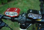 强光usb充电t6l2自行车灯，车前灯led单车灯(单车灯)山地车灯骑行装备头灯