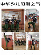 儿童兵娃娃演出服小荷风采未来保卫者舞蹈表演服男女军绿迷彩军装