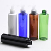 塑料化妆品空瓶200ML毫升平肩乳液瓶左右开关泵头洗发水分装
