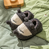 男童棉拖鞋冬季女童保暖室内儿童家居棉鞋包跟宝宝婴儿毛拖鞋