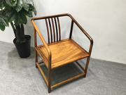胡桃木禅椅老板椅休闲椅实木椅子新中式办公椅大板榫卯茶桌主人椅