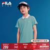 FILA KIDS斐乐童装男女童短袖POLO衫2024夏儿童运动透气上衣