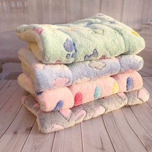 狗狗垫子冬季猫咪毛毯子(毛毯子，)秋冬款泰迪宠物床垫，冬天用保暖加厚小被子