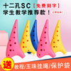 陶笛12孔高音c调sc塑胶初学入门防耐摔树脂十二孔塑料(孔塑料)学生乐器