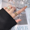 法式高贵小众设计师网红款蕾丝戒指女宽版个性夸张高端轻奢食指环
