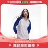 香港直邮潮奢 Topshop 女士 skater 运动色块长袖深蓝色T恤