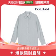 韩国直邮POLHAM 女款 亚麻材质 混合材质 长袖 衬衫_PHC2WC2912