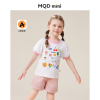 MQDmini女童短袖T恤2024儿童泡泡袖纯棉衣服夏装宝宝夏季上衣