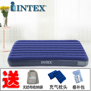 intex充气床加大双人充气床垫，加厚单垫床午休户外帐篷床