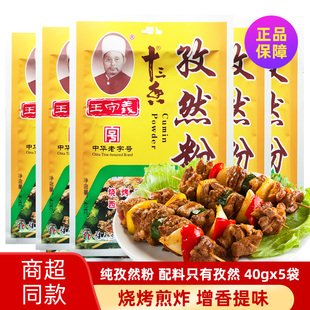 王守义孜然粉纯正烧烤调料烤肉，撒料家用十三香煎炸烤串调味料