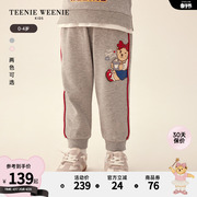 TeenieWeenie Kids小熊童装女宝宝23年款春秋运动休闲宽松长裤