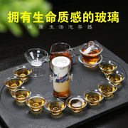 泡茶壶 红茶茶具套装 玻璃陶瓷过滤双耳泡茶器功夫茶壶花茶冲茶器