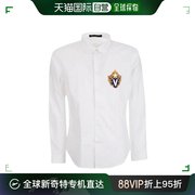 香港直邮versace范思哲男士，白色棉质衬衫a82563a222403a001时尚
