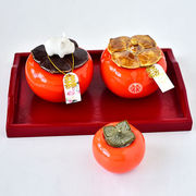 大号中式陶瓷创意柿子，喜糖罐糖果，包装盒结婚糖盒盒子伴手礼