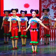第九届小荷风采中国梦娃儿童舞蹈，演出服中国道德娃娃我的梦表演服