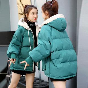 反季冬装韩版棉服，女2023短款宽松学生面包，服棉袄加厚棉衣外套