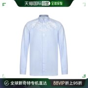 香港直邮Givenchy 纪梵希 男士浅蓝色棉质衬衫 17S6066343-453