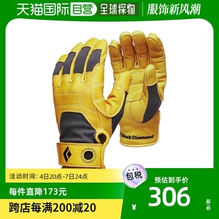 韩国直邮blackdiamond手套，黄色机车柔软便携收纳全包百搭舒适