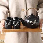 微瑕疵日式和风陶瓷功夫茶具套装茶杯子茶盘冷水壶泡茶壶
