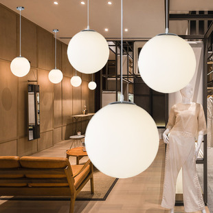 简约现代吧台服装店餐厅圆球，泡泡吊灯过道灯创意，个性球形橱窗灯具