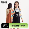 安奈儿童装女童毛线连衣裙裙子2022秋冬背带裙网红裙套装透气